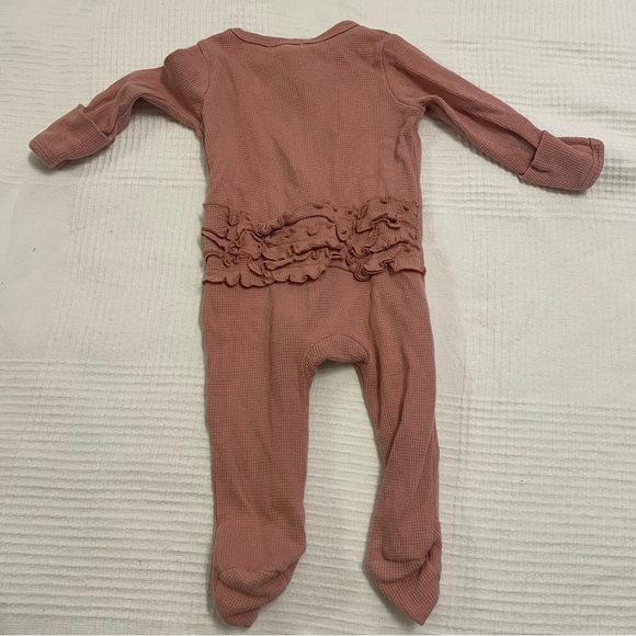 Rabbit + Bear Footed Jammies 6-9 Months - Picture 3 of 5